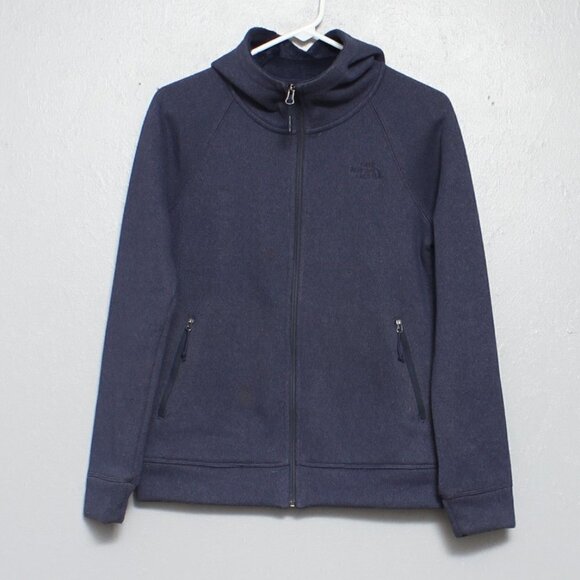 The north face blue faux fur lined full zip jacket - Picture 1 of 6